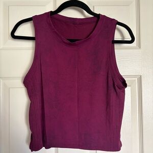 lululemon athletica | magenta purple workout tank top